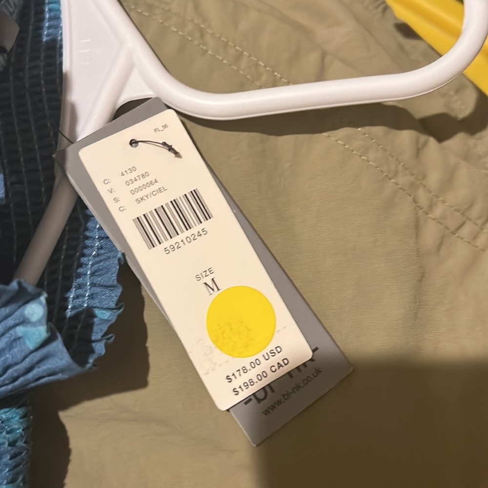 NWT Bl^nk London Anthropologie  Blue Maxi Dress - Picture 6 of 11